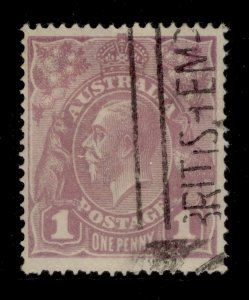 AUSTRALIA GV SG52, 1½d red-brown, FINE USED.