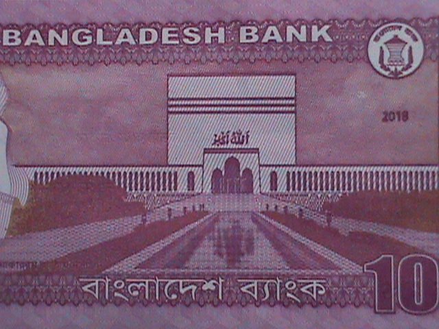 ​BANGLADDESH-2018 BANK OF BANGLADESH -TEN TAKAS-UNCIRCULATED CURRENCY VF