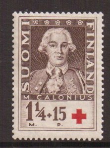 Finland    #B18   MH  1936  Red Cross 1 1/4m  Calonius
