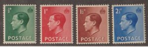 Great Britain Scott #230-233 Stamp - Mint NH Set