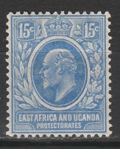 EAST AFRICA & UGANDA 1907 KEVII 15C