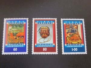 Liechtenstein 1993 Sc 1000-02 set MNH