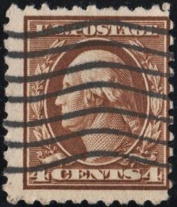 SC#427 4¢ Washington Single (1914) Used