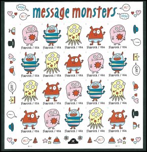 PCBstamps     US #5636/5636 Sheet $11.60(20x{58c})Monsters, MNH, (4)