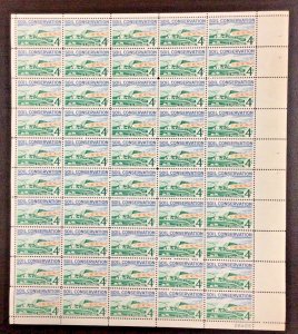 1133     Soil Conservation    MNH 4 c Sheet of 50     FV $2.00    Issued in 1959