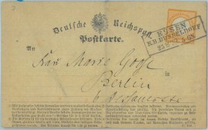 89280 - GERMANY - Postal History - STATIONERY FORM Card # 3 1872 from ESSEN-