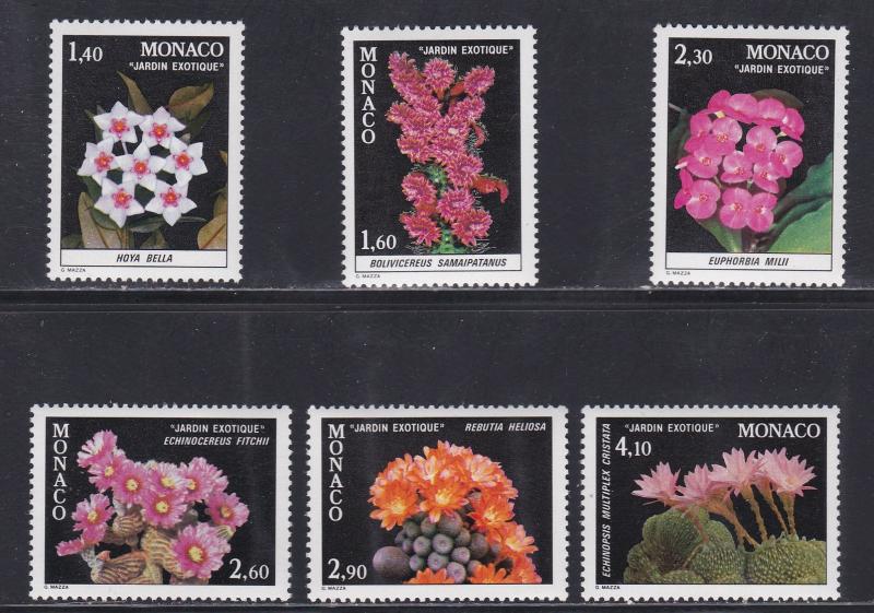 Monaco # 1316 / 1321, Corals, Short Set, NH, 1/3 Cat.