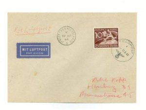 1944 Occupied Jersey airmail Feldpost Cover # P2 RARE