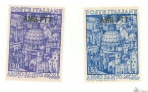 Italy/Trieste (Zone A) #74-75  Single (Complete Set)