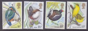 GB 884-87 MNH 1980 Various Birds Full Set of 4