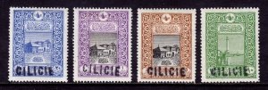 Cilicia - Scott #10//13 - MH - Sm. thin #11, a bit of creasing #12 - SCV $29