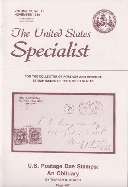 11 Different Volumes of The United States Specialist from 1986