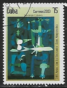 Cuba # 4288 - Painting by Servando Cabrera - unused / CTO....{R11}