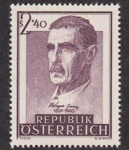 Austria # 615, Dr. Julius Wagner - Physchiatrist, NH, 1/2 Cat.