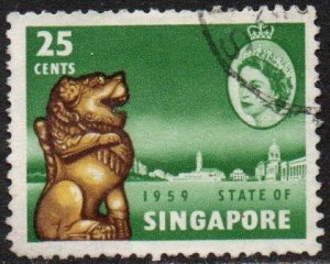 Singapore Sc #46 Used