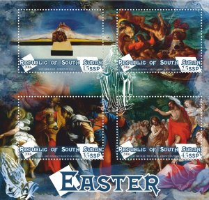 Stamps.  Art, painting, Religion, Easter 2016 1+1 sheets perforated MNH **