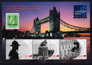 New Zealand 2010 ANZAC Mint MNH Miniature Sheet SC 2304d