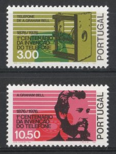 PORTUGAL 1976 Telephone Centenary First Telephone A. Graham Bell MNH** Set 18607-