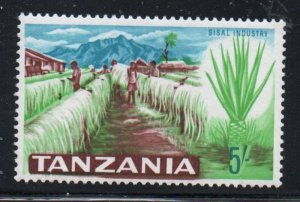 Tanzania Sc 16 1965 5/ Sislal Industry stamp mint