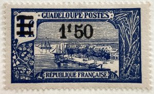 AlexStamps GUADELOUPE #92 XF Mint