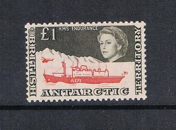 British Antarctic Territory 1969 QEII £1 Sc 24 MNH