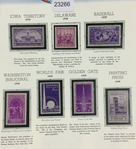 US STAMPS COLLECTIONS 1938-1939 UNUSED LOT #23266