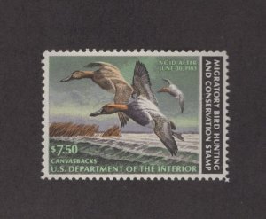 RW49 - Federal Duck Stamp. Single MNH. OG.   #02 RW49