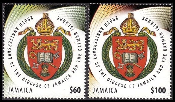 JAMAICA 2024 RELIGION DIOCESE OF JAMAICA & CAYMAN ISLANDS COAT OF ARMS