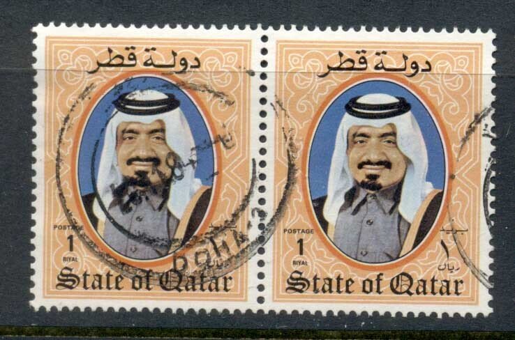 Qatar 1984 Sheik Khalifa 1r pr FU