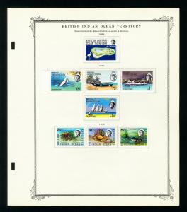 British Indian Ocean Territory 1960s to 1970s Stamp Collection