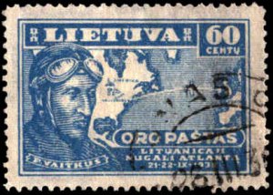 Lithuania #C85-C87, Complete Set(3), 1936, Used