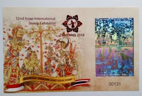 Indonesia Indonesie 2016 MNH 5 PCS JIS THAILAND Ramayana 2V HOLOGRAM SS (OVPT)