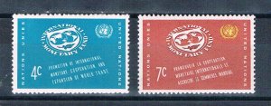 United Nations NY 90-91 Unused set IMF 1961 (MV0423)