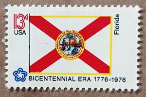 United States #1659 13c Florida State Flag MNG (1976)