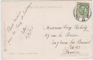 RODI (Rhodes) cover postmark Rodi, Egeo, 11 Sept 1928 on Italy stamp