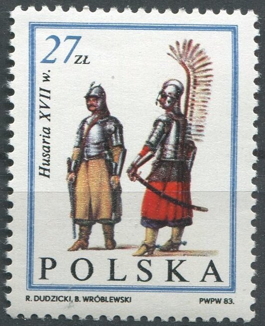 Poland Sc#2580 MNH, 27z multi, Army of King John III Sobieski (1983)