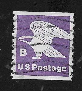 SC# 1820 - (18c) - B Rate, violet coil perf 10 V, used single