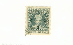 COCHIN -INDIA FEUDATORY STATE 05 USED  BIN $0.50