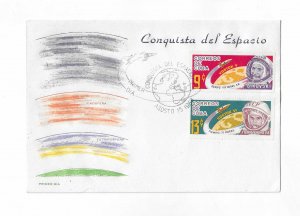 Cuba 1964 Conquest of Space set of 2 on FDC with better cachet