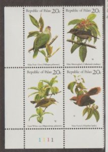 Palau Scott #8a Stamps - Mint NH Plate Block