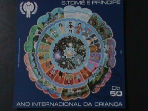 ​ST.THOMAS-1979- INTERNATIONAL YEAR OF THE CHILD FANCY CANCEL-IMPERF-S/S-VF