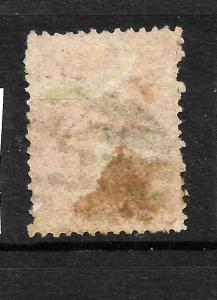 Nueva Zelanda 1862 1d FFQ P13 Fu SG 68 Chalon 