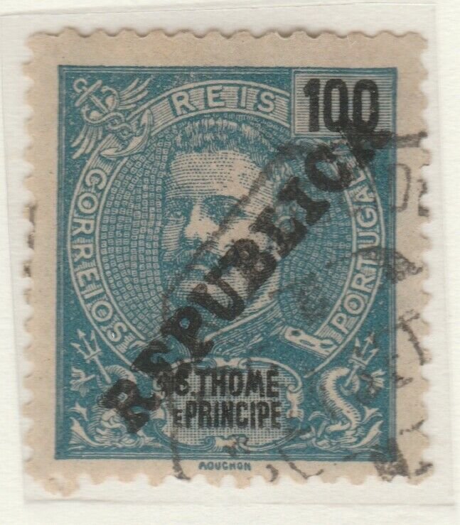 Portugal ST. THOMAS AND PRINCE ISLANDS 1913 100r Used A5P55F58