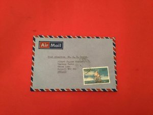 Mauritius Albert Jagger Ltd England  Airmail stamp cover R36220 