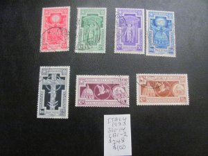 ITALY 1933 USED  SC 310-314, CB1-2 SET VF $248 (152)