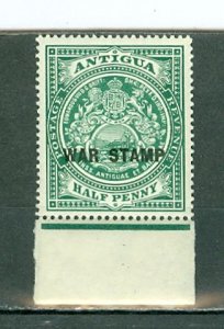 ANTIGUA 1916 WAR TAX #MR1 MARGIN STAMP   MNH