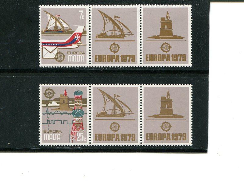 Malta  1979 Europa set VF NH  - Lakeshore Philatelics