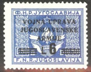 Yugoslavia Istria Slovene Coast Zone B Scott 47 MNG