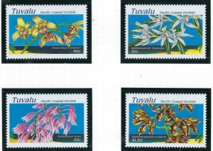 Tuvalu 697-700 MNH 1995 Orchids (ak2137)