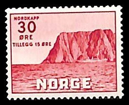 Norway 1953, 30ö, Stamp out of set, Unused (hinged)